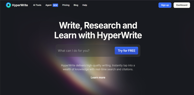 logo of HyperWrite